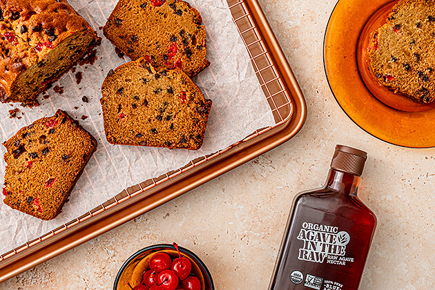 Chocolate Cherry Christmas Bread