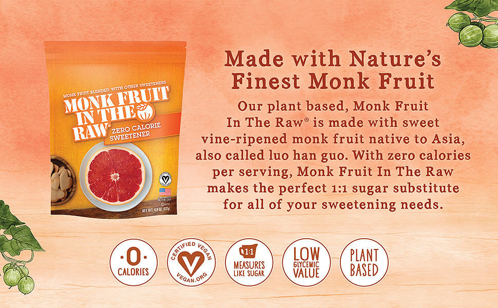 Monk Fruit In The Raw® Bakers Bag | In The Raw® Sweeteners