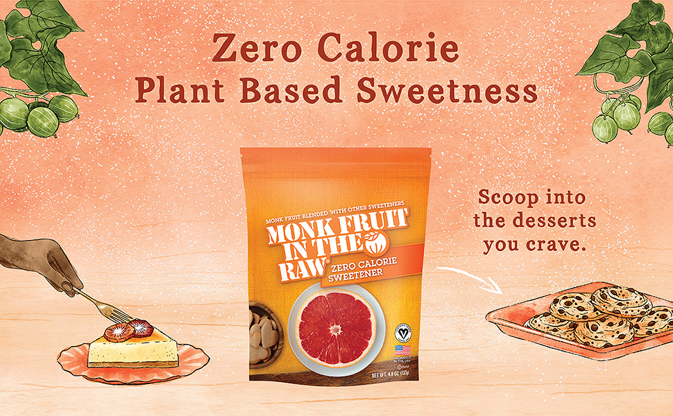 Monk fruit in the raw bakers bag in the raw sweeteners