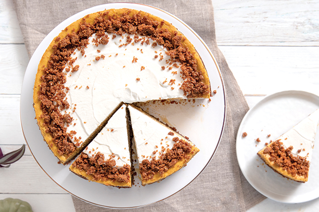 Pumpkin Gingersnap Cheesecake