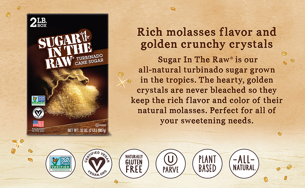 can i use raw sugar in place of granulated sugar
