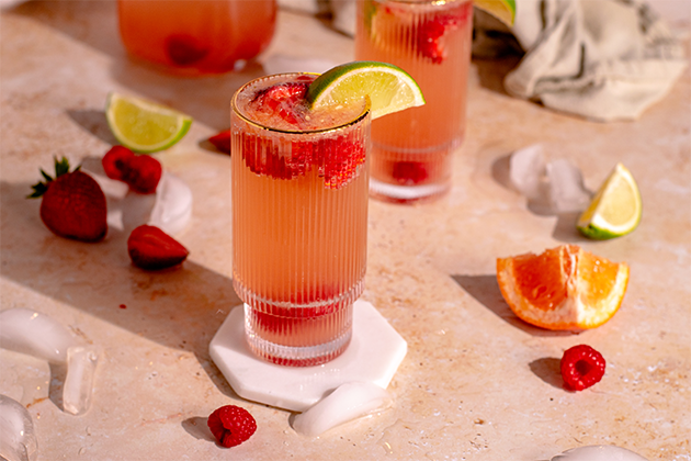 Sparkling Rosé Sangria