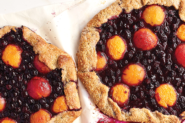 Apricot Blueberry Galettes