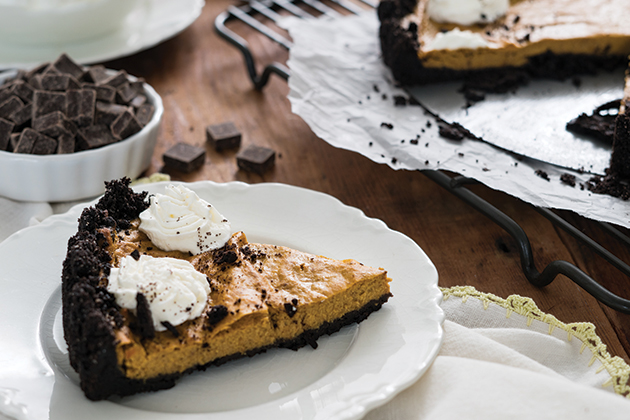 Pumpkin Chocolate Tart