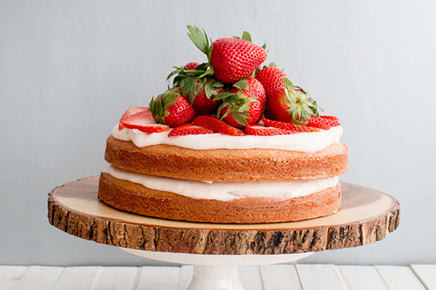 Strawberry Buttermilk Cake