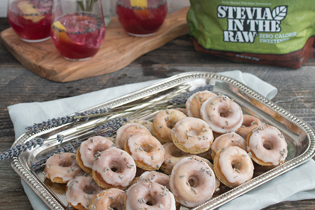 Vanilla-Lavender Mini Donuts