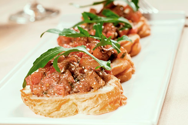 Caponata Crostini