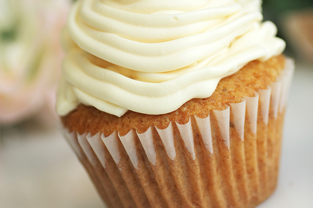 Carrot Cupcakes with Cream Cheese Frosting