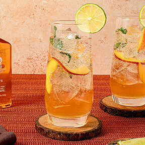 Peachy Mojito Mocktail Peachy Mojito Mocktail