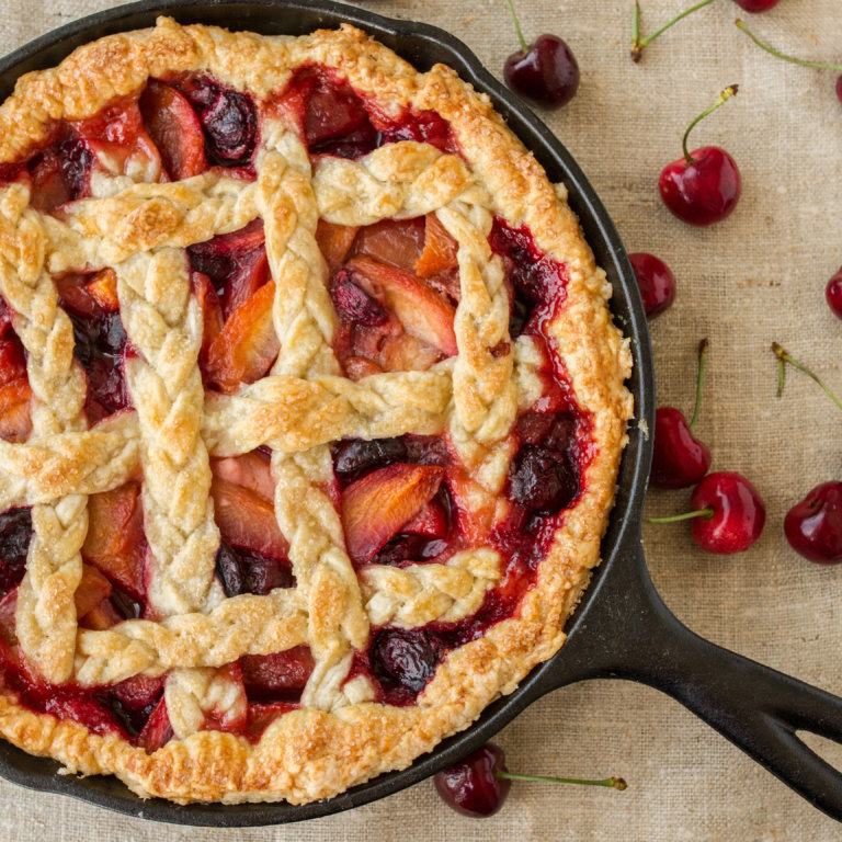 Cherry-Peach Pie