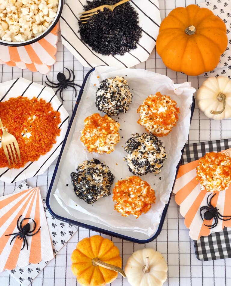 Halloween Popcorn Balls