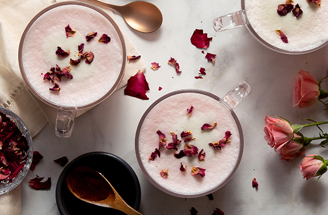 Hibiscus Rose Latte