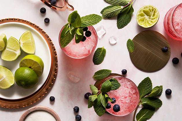 Berry Limeade Mojitos