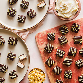 Chocolate Hazelnut Cheesecake Bonbons Chocolate Hazelnut Cheesecake Bonbons