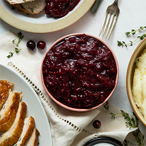 Sweet & Savory Cranberry Sauce
