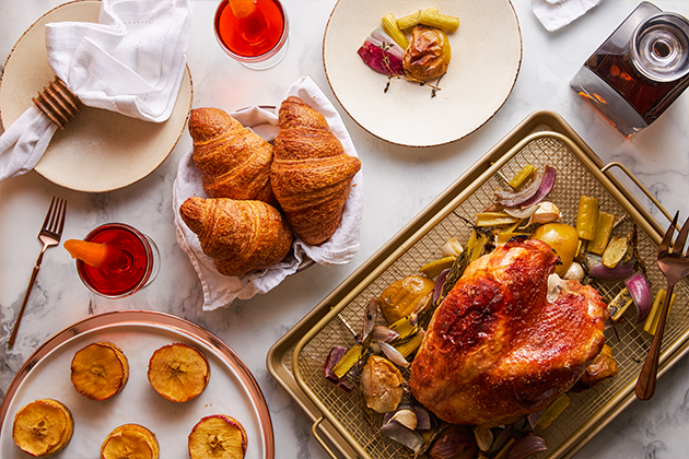 Bourbon-Glazed Roast Turkey Breast