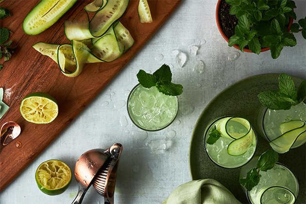 Cucumber-Mint Limeade