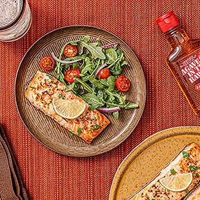 Sweet and Spicy Lime Glazed Salmon Sweet and Spicy Lime Glazed Salmon